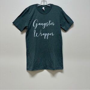 Funny Christmas Gangster Wrapper Shirt Size S